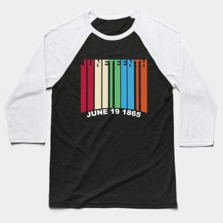 Juneteenth Retro 90s Vibe Baseball T-Shirt